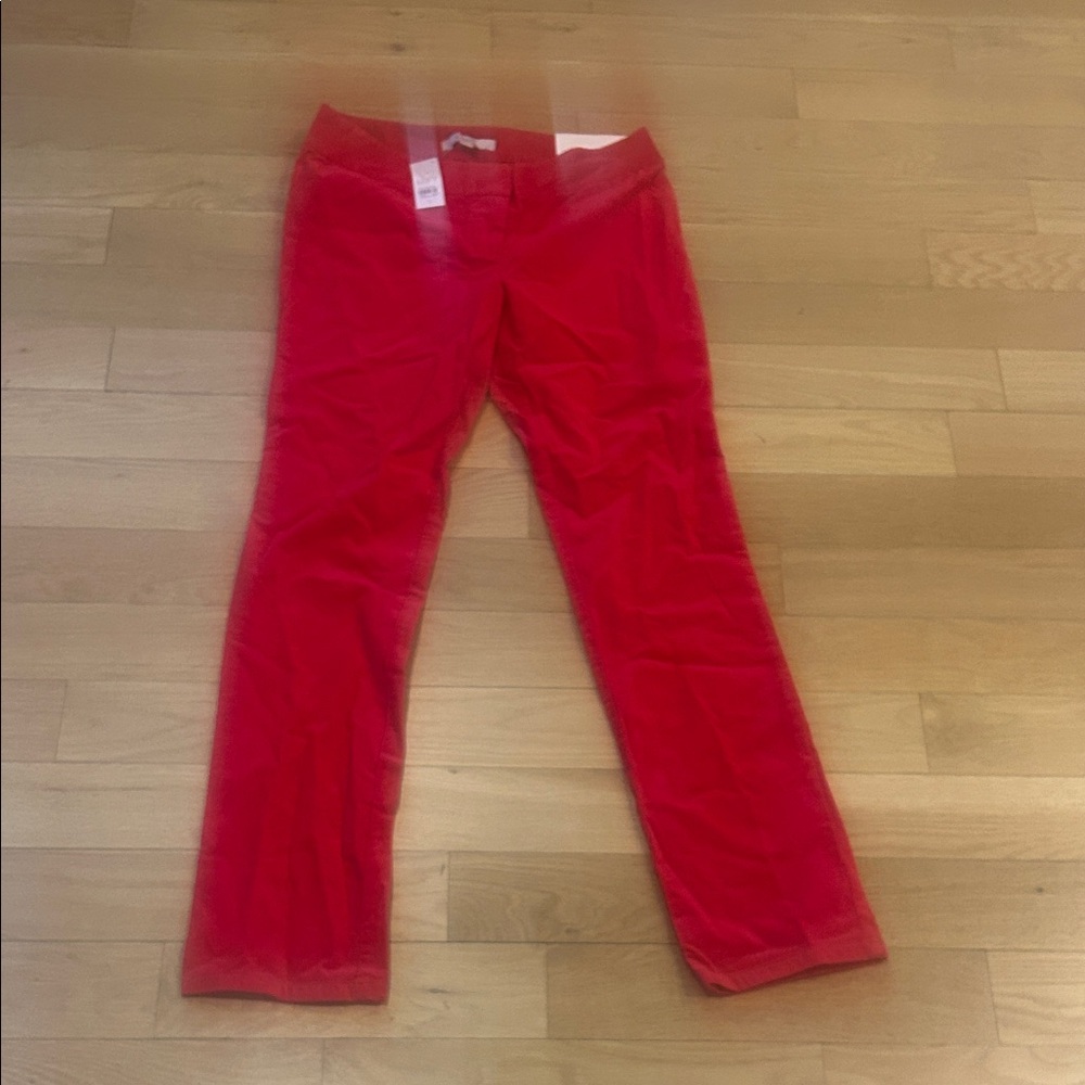 LOFT Red Women's Pants